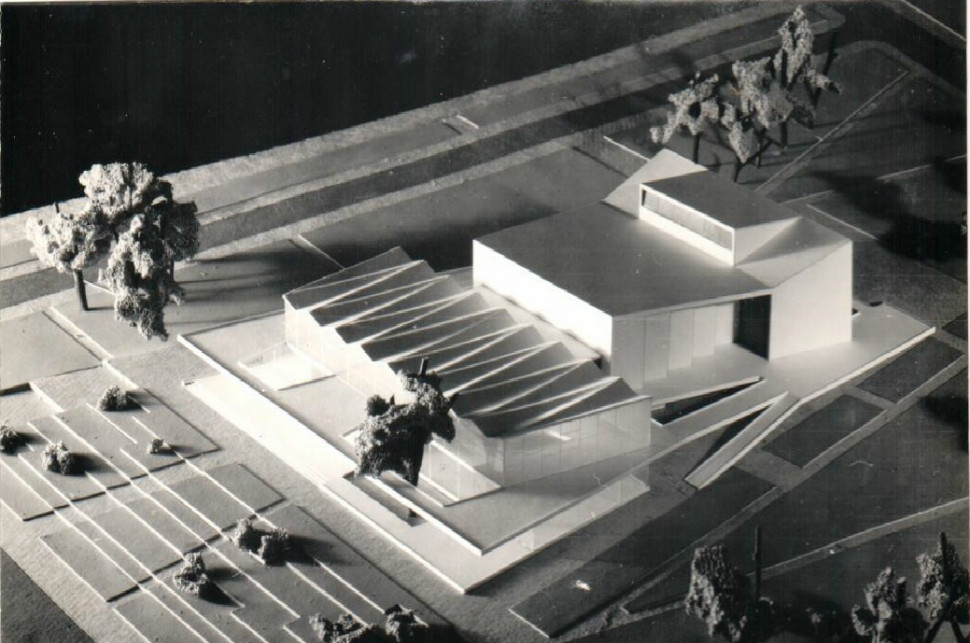 Makieta projektu Domu Młodzieży, Prezydium Miejskiej Rady Narodowej zespół nr 199, dokumentacja techniczna sygn. 946