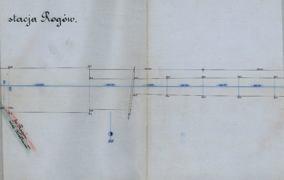 Plan gruntów Polskich Kolei Państwowych, 1933 r.